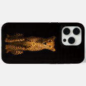 ブラック4 ラクセ iPhone 15 Pro Max、スリムチーター Case-Mate iPhoneケース (裏面 (横))