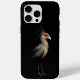 ブラック4 ラクセ iPhone 15 Pro Max, セクレタリバード Maxケース