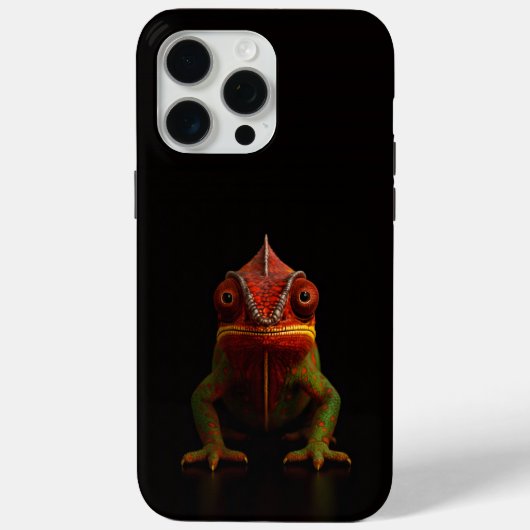 ブラック4 ラクセ iPhone 15 Pro Max パンサーカメレオン Case-Mate iPhoneケース (裏面)