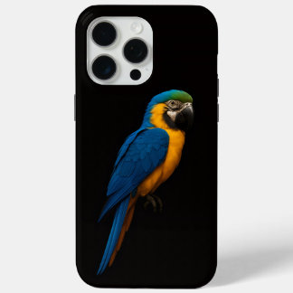ブラック4 ラクセ iPhone 15 Pro Max、ルオウコンゴウインコ Maxケース