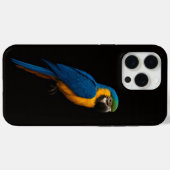 ブラック4 ラクセ iPhone 15 Pro Max、ルオウコンゴウインコ Case-Mate iPhoneケース (裏面 (横))