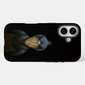 ブラック4 ラクセ iPhone 16 マテ ハシビロコウ Case-Mate iPhoneケース (裏面 (横))
