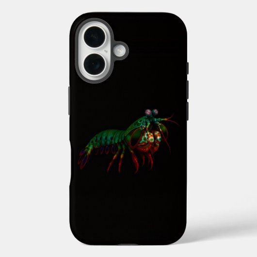 ブラック4 ラクセ iPhone 16 Mate,シャコ Case-Mate iPhoneケース (裏面)