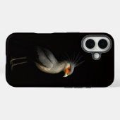 ブラック4 ラクセ iPhone 16 Mate, セクレタリーバード Case-Mate iPhoneケース (裏面 (横))
