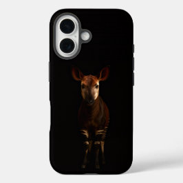 ブラック4 ラクセ iPhone 16 Mate, フォレストオカピ 16ケース