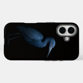 ブラック4 ラクセ iPhone 16 Mate, リトルブルーヘロン Case-Mate iPhoneケース (裏面 (横))