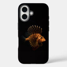 ブラック4 ラクセ iPhone 16 Mate、レッドライオン フィッシュ