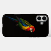ブラック4 ラクセ iPhone 16 Plus、オーストラリアアカボウシインコ Case-Mate iPhoneケース (裏面 (横))
