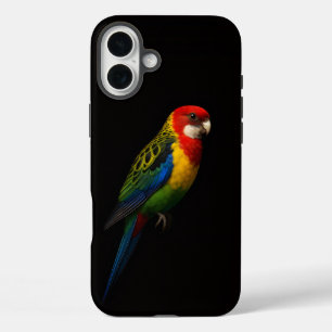 ブラック4 ラクセ iPhone 16 Plus、オーストラリアアカボウシインコ Plusケース