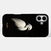 ブラック4 ラクセ iPhone 16 Plus、シロサギ Case-Mate iPhoneケース (裏面 (横))