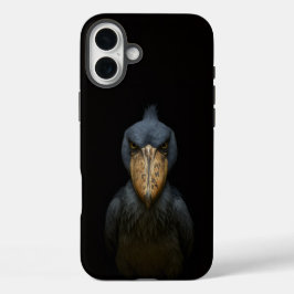 ブラック4 ラクセ iPhone 16 Plus、ハシビロコウ Plusケース