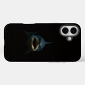 ブラック4 ラクセ iPhone 16 Plus、ホオジロザメ Case-Mate iPhoneケース (裏面 (横))