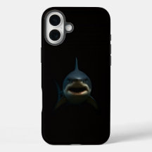 ブラック4 ラクセ iPhone 16 Plus、ホオジロザメ