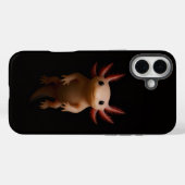 ブラック4 ラクセ iPhone 16 Plus、メキシコサンショウウオ Case-Mate iPhoneケース (裏面 (横))