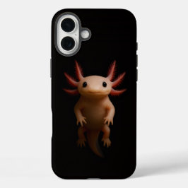 ブラック4 ラクセ iPhone 16 Plus、メキシコサンショウウオ Plusケース