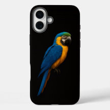 ブラック4 ラクセ iPhone 16 Plus、ルオウオウムラサキインコ