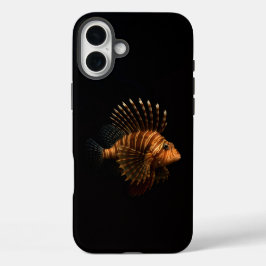 ブラック4 ラクセ iPhone 16 Plus、レッドライオン フィッシュ Plusケース