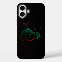 ブラック4 ラクセ iPhone 16 Plus Mate、ネオンウミウシ