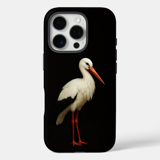 ブラック4 ラクセ iPhone 16 Pro、グレースフルストーク Case-Mate iPhoneケース (裏面)