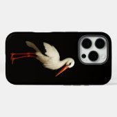 ブラック4 ラクセ iPhone 16 Pro、グレースフルストーク Case-Mate iPhoneケース (裏面 (横))