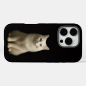 ブラック4 ラクセ iPhone 16 Pro、トルコアンゴラ Case-Mate iPhoneケース (裏面 (横))