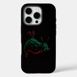 ブラック4 ラクセ iPhone 16 Pro、ネオンウミウシ Proケース
