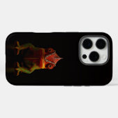 ブラック4 ラクセ iPhone 16 Pro、パンサーカメレオン Case-Mate iPhoneケース (裏面 (横))