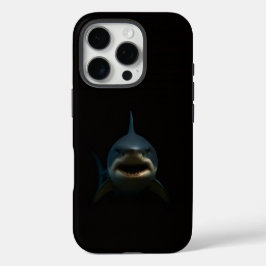 ブラック4 ラクセ iPhone 16 Pro、ホオジロザメ Proケース
