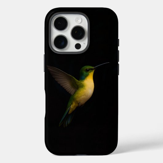 ブラック4 ラクセ iPhone 16 Pro Case-Mate、飛翔する鳥 Case-Mate iPhoneケース (裏面)