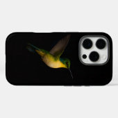 ブラック4 ラクセ iPhone 16 Pro Case-Mate、飛翔する鳥 Case-Mate iPhoneケース (裏面 (横))