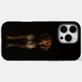 ブラック4 ラクセ iPhone 16 Pro Max ジャーマンポインター Case-Mate iPhoneケース (裏面 (横))