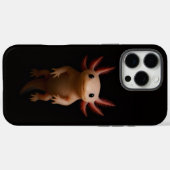 ブラック4 ラクセ iPhone 16 Pro Max, メキシコサンショウウオ Case-Mate iPhoneケース (裏面 (横))
