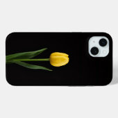 ブラック4 ラグジュアリー ゴールデンチューリップ iPhone 15 Plus Case-Mate iPhoneケース (裏面 (横))