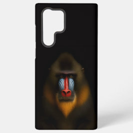 ブラック4 ラグジュアリー Galaxy S22 Ultra マンドリル Samsung Galaxy S22 Ultraケース
