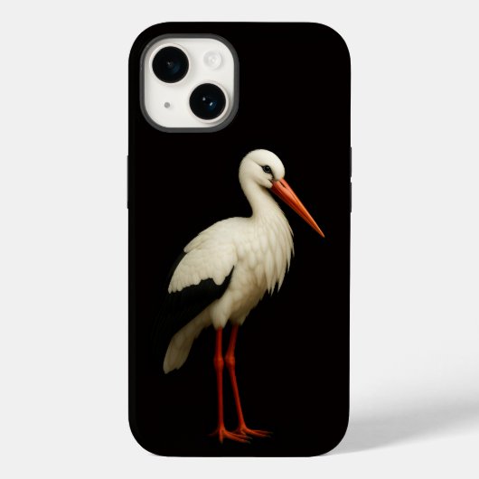 ブラック4 ラグジュアリー iPhone 14 Mate グレイスフルストーク Case-Mate iPhoneケース (裏面)