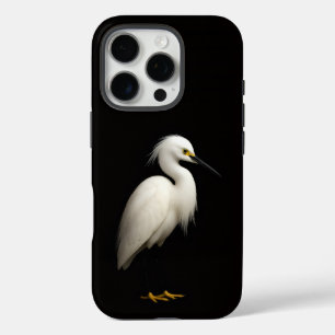ブラック4 ラグジュアリー iPhone 16 Pro、シロアジサシ Proケース