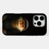 ブラック4 ラグジュアリー iPhone 16 Pro、レッド・ドゥクモンキー Case-Mate iPhoneケース (裏面 (横))