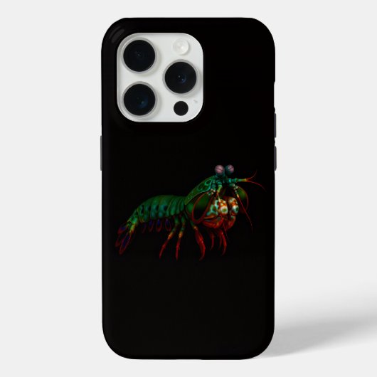 ブラック4 ラグジュアリーiPhone 15 Pro Mate,シャコ Case-Mate iPhoneケース (裏面)