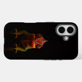 ブラック4 ラグジュアリーiPhone 16 Mate、パンサーカメレオン Case-Mate iPhoneケース (裏面 (横))