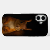 ブラック4 ラグジュアリーiPhone 16 Plusケースメイト、レッドリス Case-Mate iPhoneケース (裏面 (横))