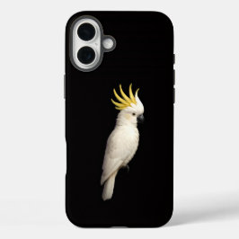ブラック4 ラグジュアリーiPhone 16 Plus、オウムトキノコクオウム iPhone 16 Plusケース