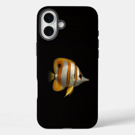 ブラック4 ラグジュアリーiPhone 16 Plus、サンゴチョウチョウウオ iPhone 16 Plusケース