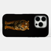 ブラック4 ラグジュアリーiPhone 16 Pro, ノーブルタイガー Case-Mate iPhoneケース (裏面 (横))