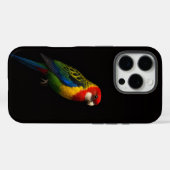 ブラック4 ラグジュアリーiPhone 16 Pro、ワキアカインコ Case-Mate iPhoneケース (裏面 (横))