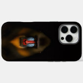 ブラック4 ラグジュアリーiPhone 16 Pro Max, マンドリル Case-Mate iPhoneケース (裏面 (横))