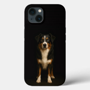 ブラック4 ラックス iPhone 13, ワイズ オーストラリアン シェパード 13ケース