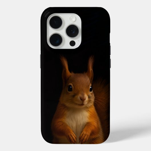 ブラック4 ルクス iPhone 15 Pro Case-Mate、レッドリス Case-Mate iPhoneケース (裏面)
