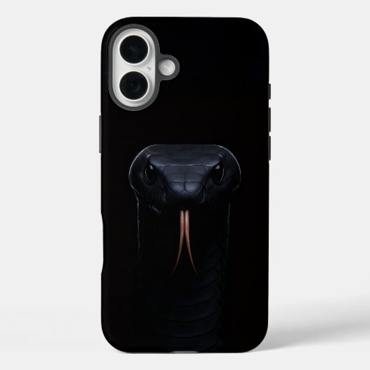 ブラック4 ルクス iPhone 16 Plus Case-Mate ブラックマンバ iPhoneケース (裏面)