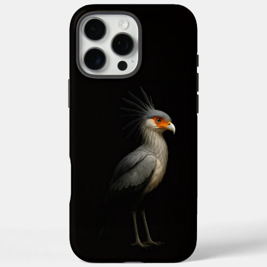 ブラック4 ルクス iPhone 16 Pro Max, セクレタリーバード Case-Mate iPhoneケース (裏面)