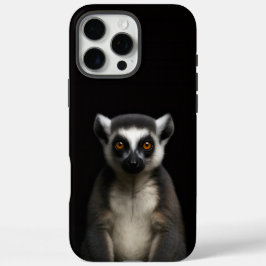 ブラック4 ルクセ iPhone 16 Pro Max、穏やかなワオキツネズミ Maxケース